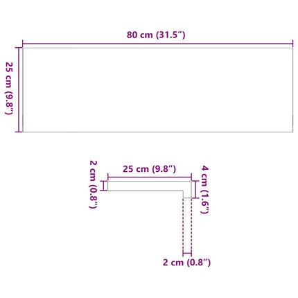 trappemåtter 12 stk ubehandlet 80x25x2 cm massivt egetræ