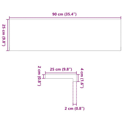 trappemåtter 16 stk ubehandlet 90x25x2 cm massivt egetræ