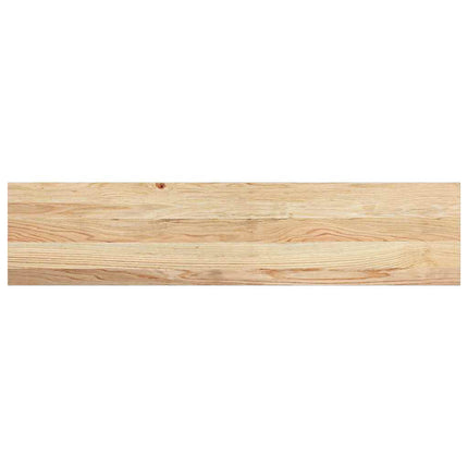 trappemåtter 16 stk ubehandlet 110x25x2 cm massivt egetræ