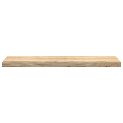 trappemåtter 20 stk ubehandlet 100x25x2 cm massivt egetræ