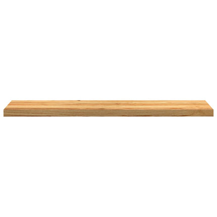 trappemåtter 20 stk lysebrun 120x25x2 cm massivt egetræ