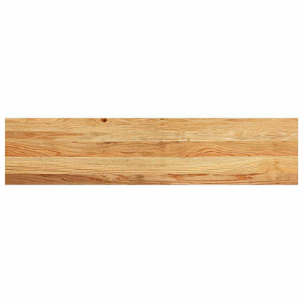 trappemåtter 20 stk. lysebrun 110x30x2 cm massivt egetræ
