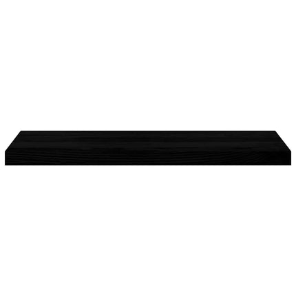 trappemåtter 4 stk. brunsort 80x25x2 cm massivt egetræ