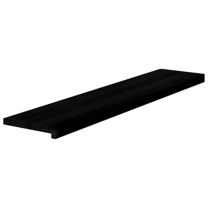 trappemåtter 4 stk. mørkebrun 120x25x2 cm massivt egetræ