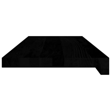 trappemåtter 8 stk. mørkebrun 70x25x2 cm massivt egetræ