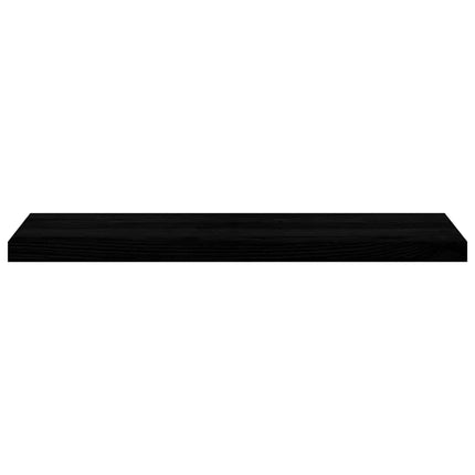 trappemåtter 8 stk. brunsort 90x25x2 cm massivt egetræ