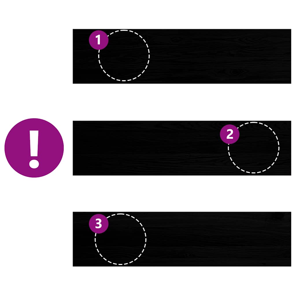 trappemåtter 8 stk. mørkebrun 100x25x2 cm massivt egetræ