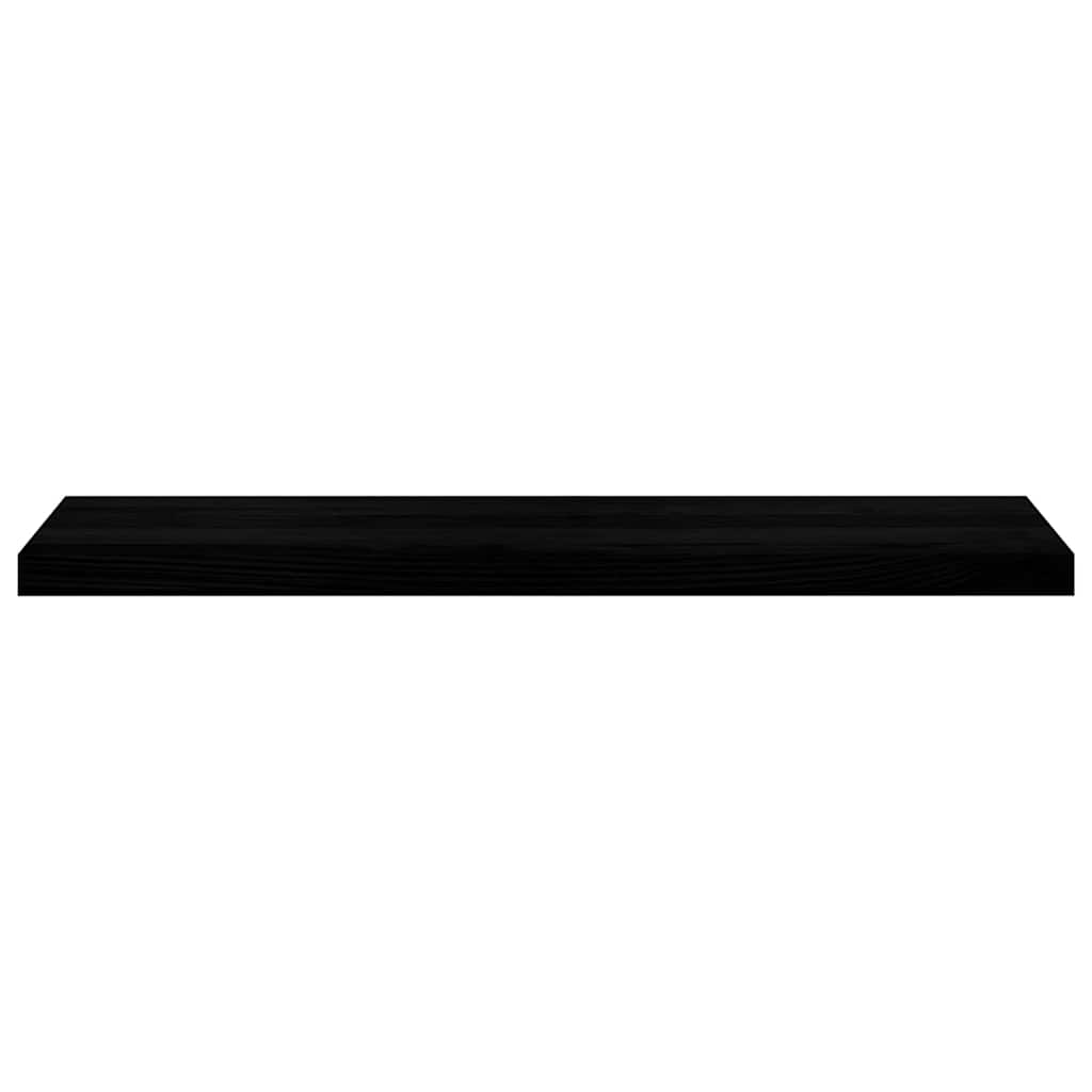 trappemåtter 8 stk. brunsort 100x30x2 cm massivt egetræ
