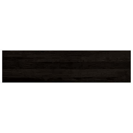 trappemåtter 12 stk. mørkebrun 100x25x2 cm massivt egetræ