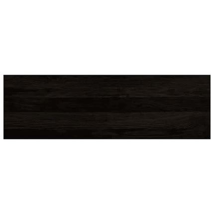 trappemåtter 12 stk. mørkebrun 80x30x2 cm massivt egetræ