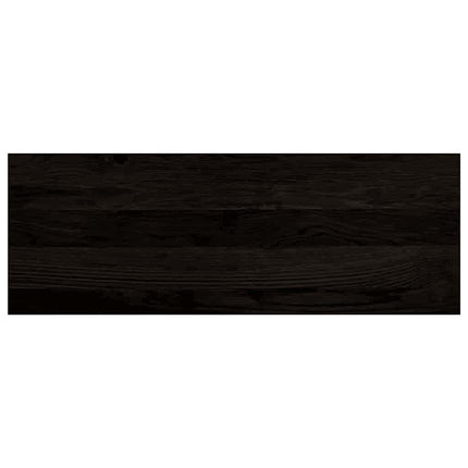 trappemåtter 16 stk. mørkebrun 70x25x2 cm massivt egetræ