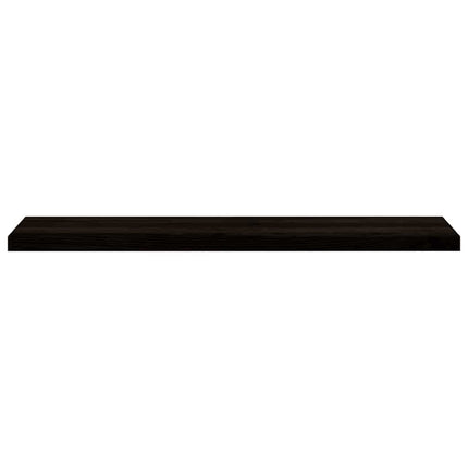 trappemåtter 16 stk. brunsort 120x25x2 cm massivt egetræ