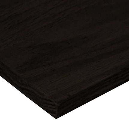 trappemåtter 16 stk. brunsort 100x30x2 cm massivt egetræ