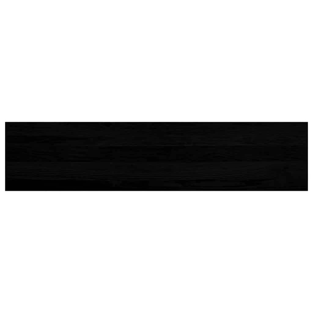 trappemåtter 20 stk. brunsort 110x25x2 cm massivt egetræ