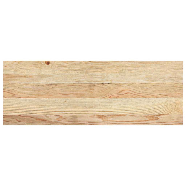 trappemåtter 2 stk ubehandlet 70x30x2 cm massivt egetræ
