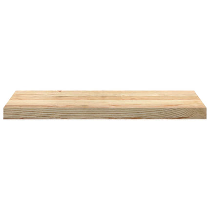 trappemåtter 2 stk ubehandlet 70x30x2 cm massivt egetræ