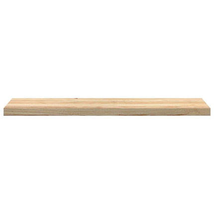 trappemåtter 2 stk ubehandlet 110x30x2 cm massivt egetræ