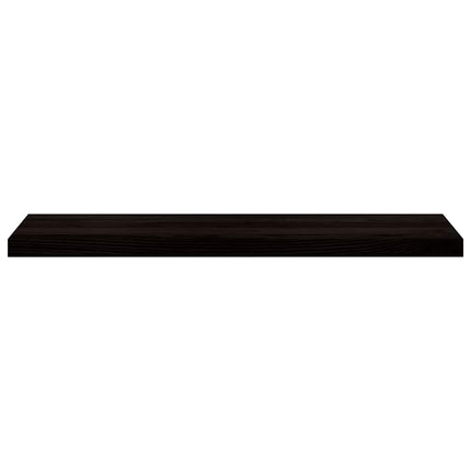 trappemåtter 2 stk. mørkebrun 100x30x2 cm massivt egetræ