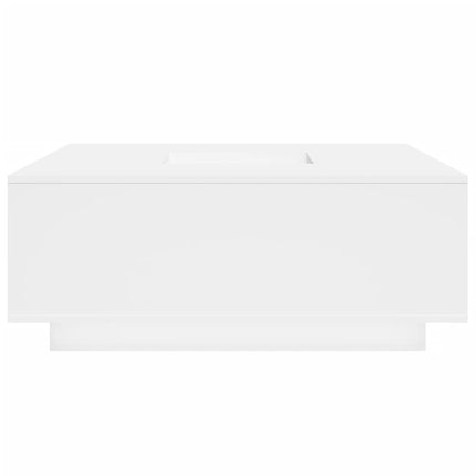 sofabord 100x100x40 cm konstrueret træ hvid