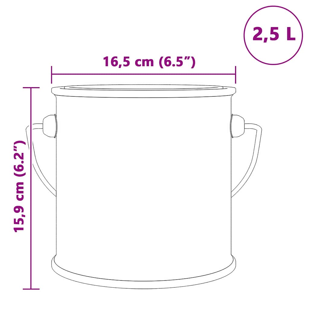 Træmaling Grå 2,5 L Vægprint