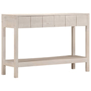 konsolbord 110x35x75 cm massivt mangotræ