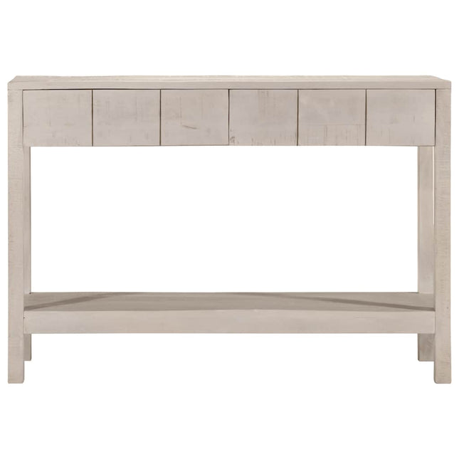 konsolbord 110x35x75 cm massivt mangotræ