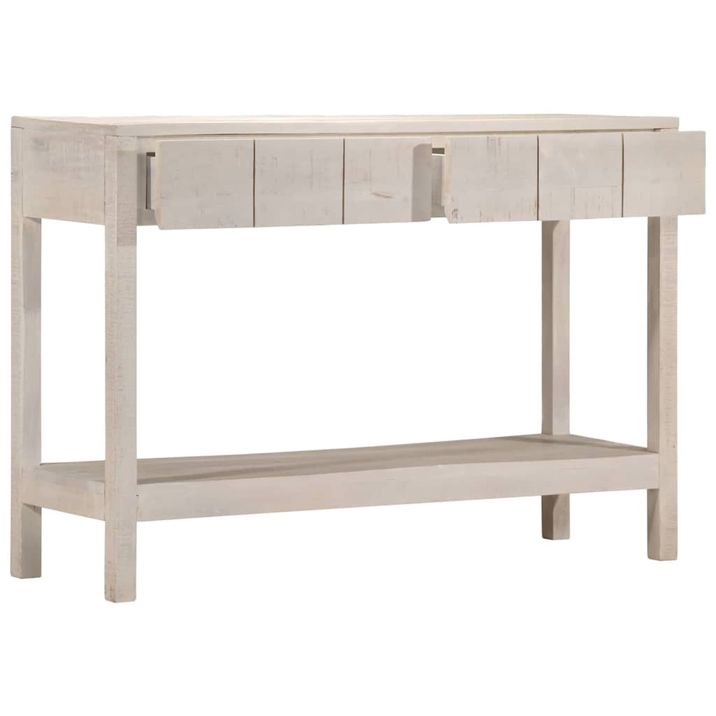 konsolbord 110x35x75 cm massivt mangotræ