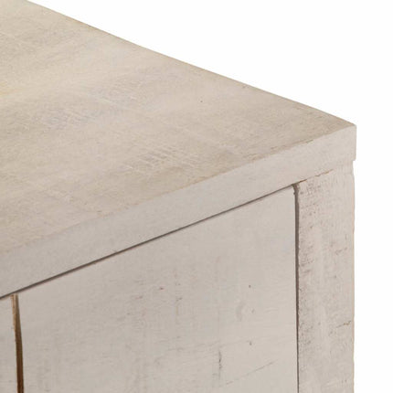 konsolbord 110x35x75 cm massivt mangotræ