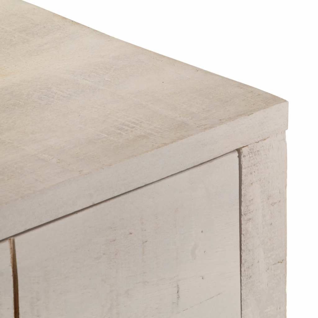 konsolbord 110x35x75 cm massivt mangotræ