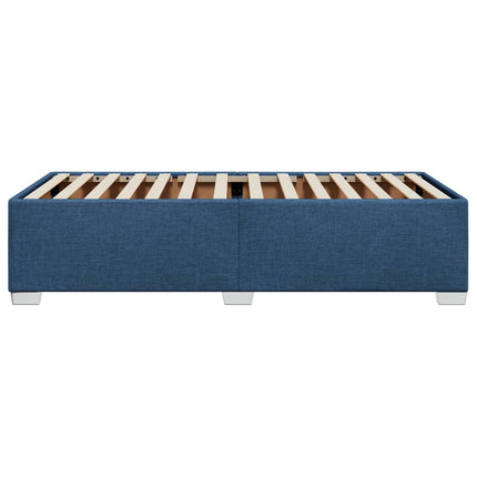 sengeramme uden madras 80x200 cm stof blå