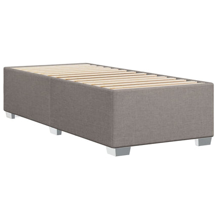 sengeramme uden madras 90x190 cm stof gråbrun