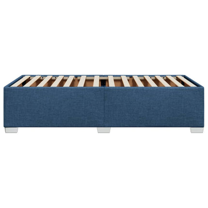 sengeramme uden madras 90x190 cm stof blå
