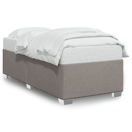 sengeramme uden madras 90x200 cm stof gråbrun