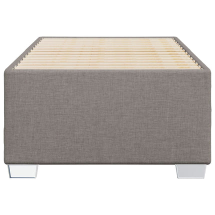 sengeramme uden madras 90x200 cm stof gråbrun