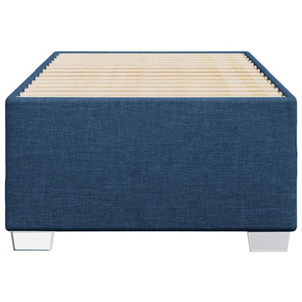 sengeramme uden madras 90x200 cm stof blå