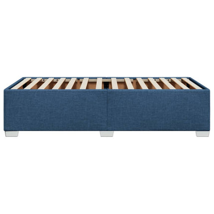 sengeramme uden madras 90x200 cm stof blå