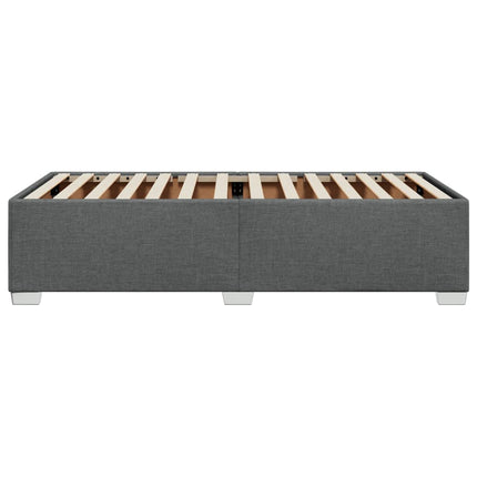 Sengeramme uden madras Mørkegrå 100x200 cm Stof
