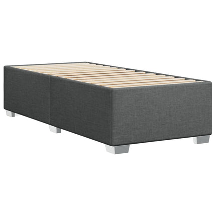 Sengeramme uden madras Mørkegrå 100x200 cm Stof
