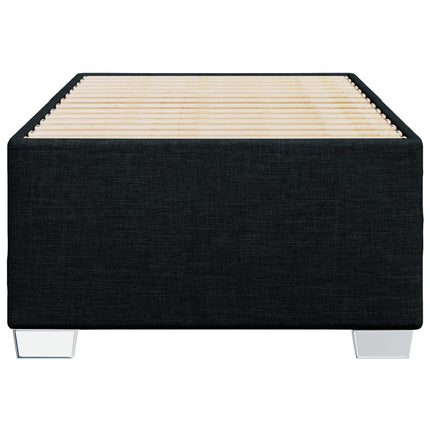 Sengeramme uden madras Sort 100x200 cm Stof