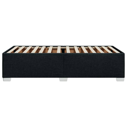 Sengeramme uden madras Sort 100x200 cm Stof