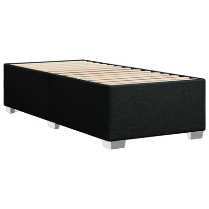 Sengeramme uden madras Sort 100x200 cm Stof