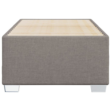 Sengeramme uden madras Taupe 100x200 cm Stof