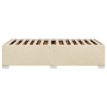 Sengeramme uden madras Creme 100x200 cm Stof
