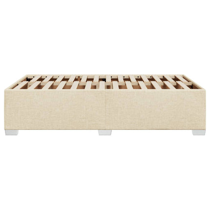 Sengeramme uden madras Creme 120x200 cm Stof