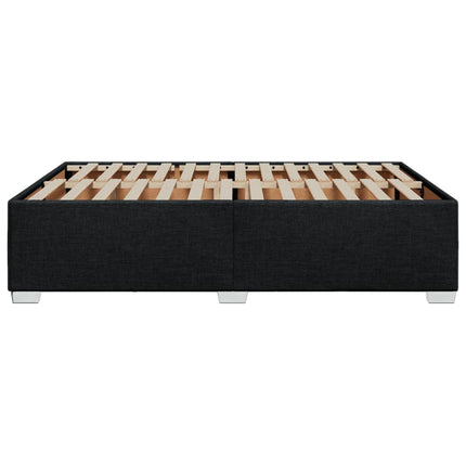 sengeramme uden madras 140x190 cm stof sort
