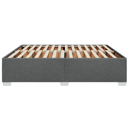 sengeramme uden madras 200x200 cm stof mørkegrå