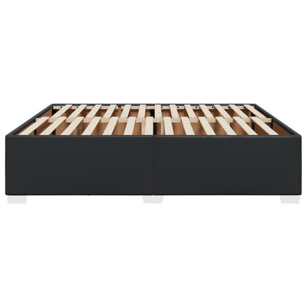 sengeramme 180x200 cm kunstlæder sort