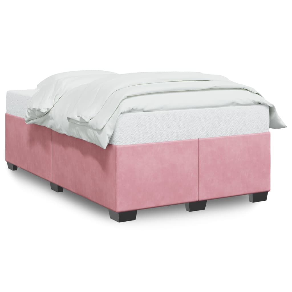 sengeramme 120x200 cm fløjl pink