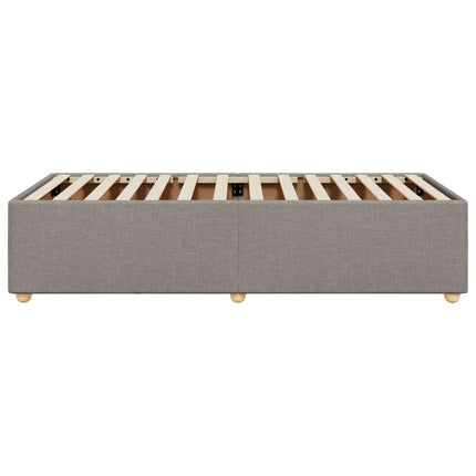 sengeramme uden madras 80x200 cm stof gråbrun