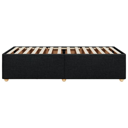 sengeramme uden madras 90x200 cm stof sort